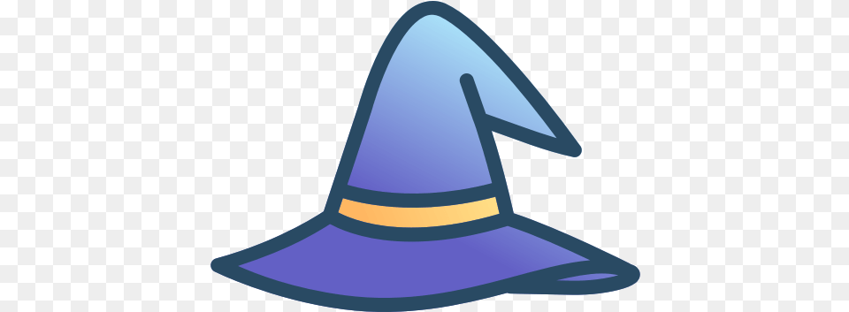 Witches Wizard Hat Witch Halloween Magic Icon Costume Hat, Clothing, Lighting, Animal, Fish Free Png