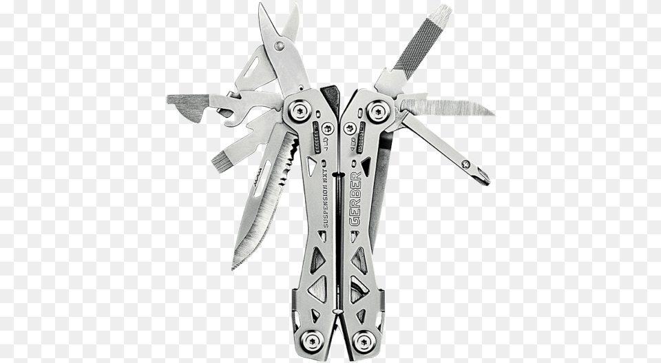 With 15 Tools Including Pliers Knives And Screwdrivers Gerber Suspension Nxt Tool, Blade, Weapon, Device, Dagger Png
