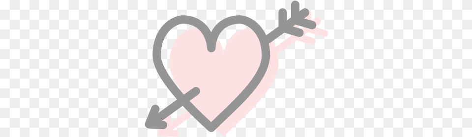 With Arrow Heart Valentines Arrows Icon Girly, Stencil Png