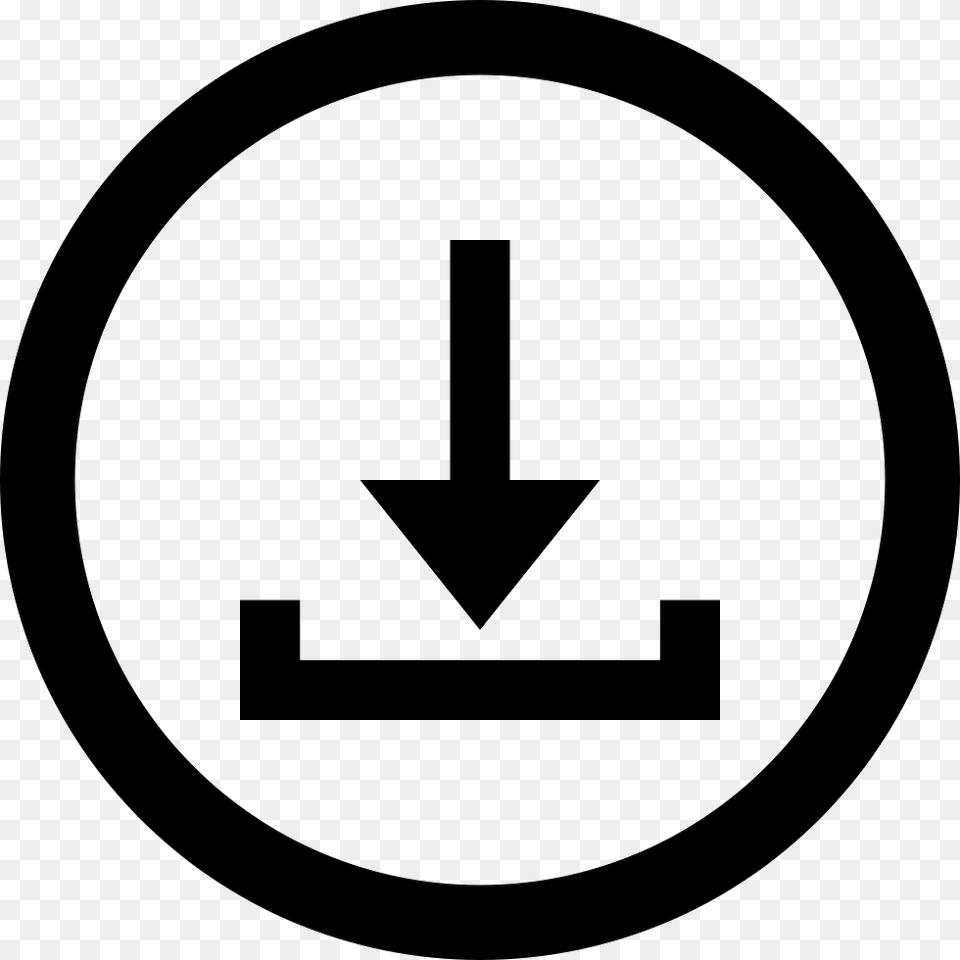 With Circular Button Number Two In A Circle, Sign, Symbol Png