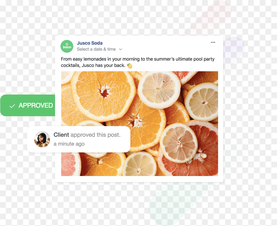 With Clear One Click Approvals You Know For Sure When Orange, Citrus Fruit, Food, Fruit, Grapefruit Png