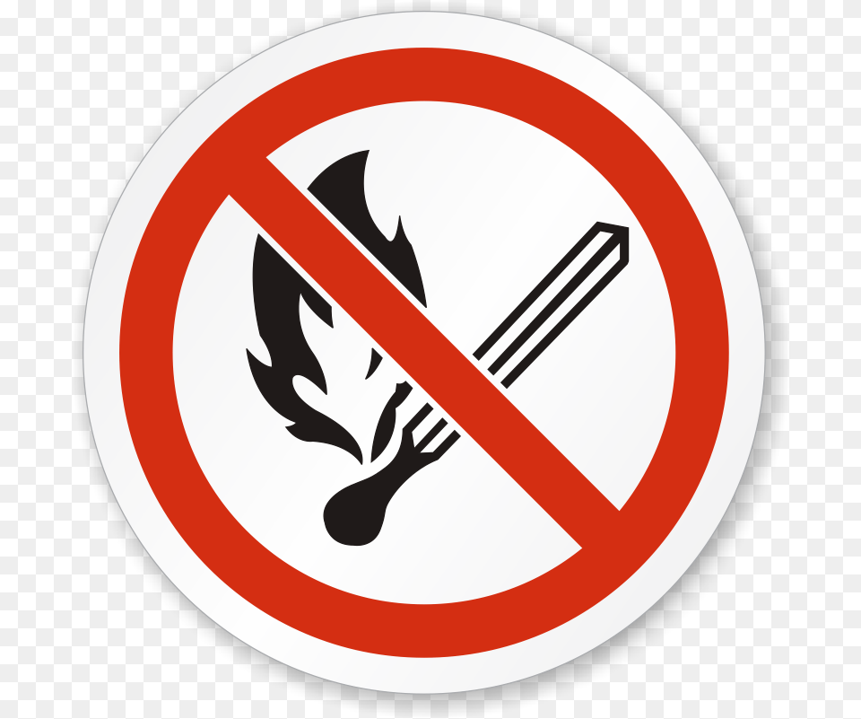 With Fire Clipart No Fire, Sign, Symbol, Road Sign Png