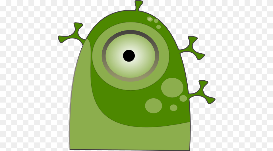 With Grin Alien Clipart 4 Clip Art, Green, Cucumber, Food, Plant Free Png Download