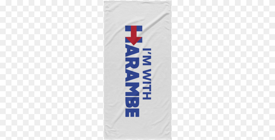 With Harambe Beach Towel M With Stupid, Banner, Text, Logo, Clothing Png Image