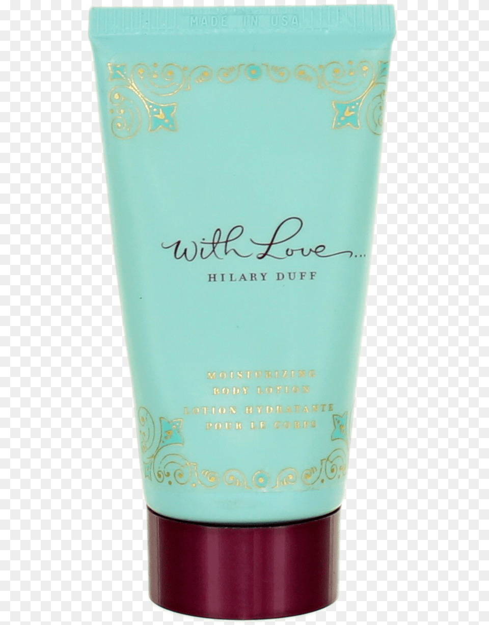 With Love By Hilary Duff For Women Body Lotion Hilary Duff, Bottle, Cosmetics, Can, Tin Free Transparent Png