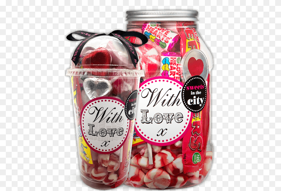 With Love Hard Candy, Food, Sweets, Jar Free Transparent Png
