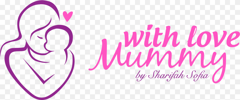 With Love Mummy, Purple, Text Png