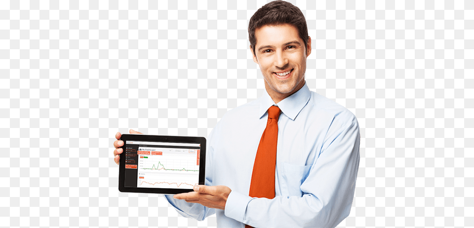 With More Than 5000 Projects And 900 Happy Clients Businessman On Mobile, Computer, Electronics, Clothing, Shirt Png