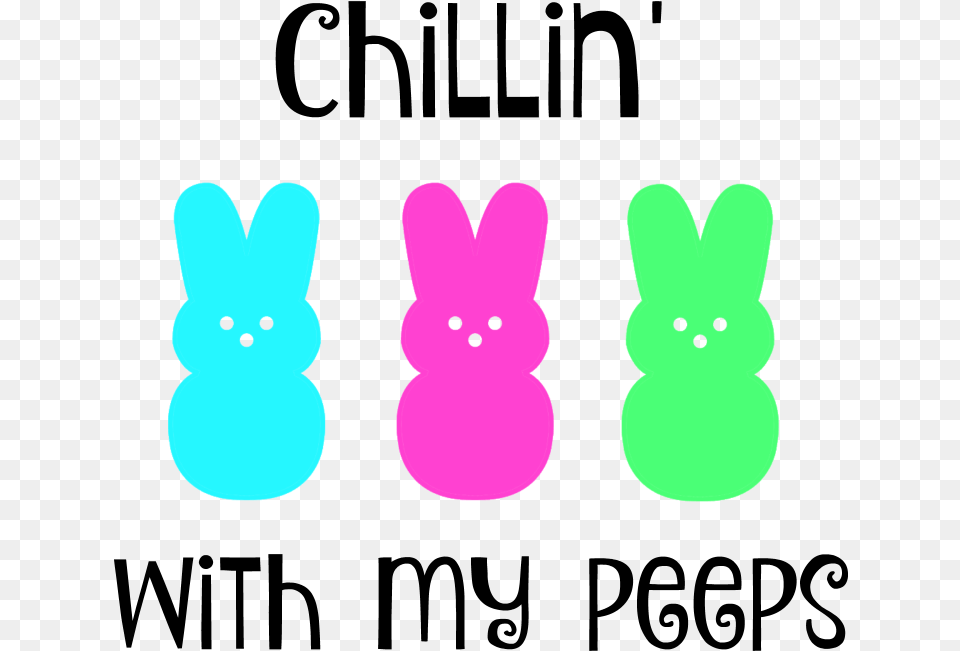 With My Peeps Easter Svg Cut File From Rabbit Free Transparent Png