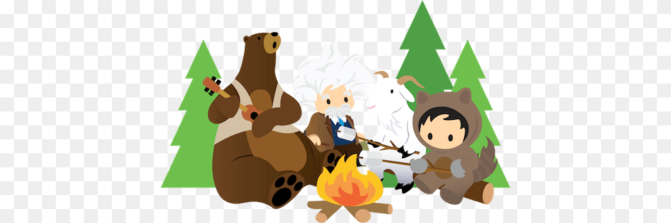 With Myeinstein Salesforce Embraces That Quotai Is The Salesforce Einstein, Animal, Bear, Mammal, Wildlife Png Image