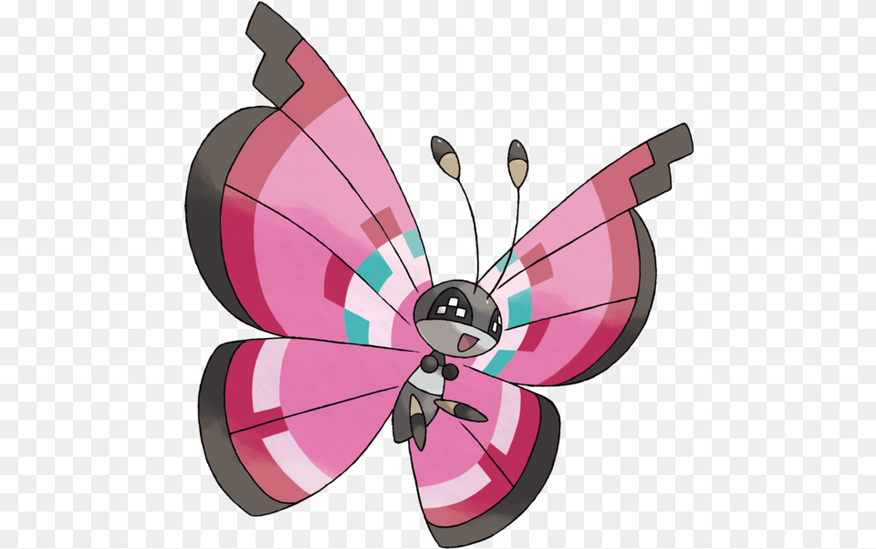 With Pokemon Vivillon Garden, Art, Graphics Free Transparent Png