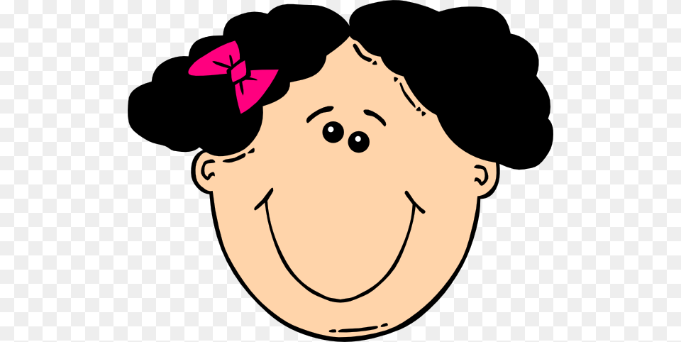 With Short Clip Art At Clker Com Black Hair Clipart, Baby, Person, Face, Head Free Transparent Png