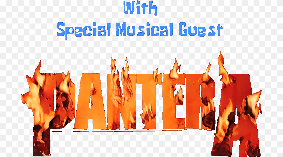 With Special Musical Guest Pantera Pantera Reinventing The Steel, Fire, Flame, Dancing, Leisure Activities Free Transparent Png