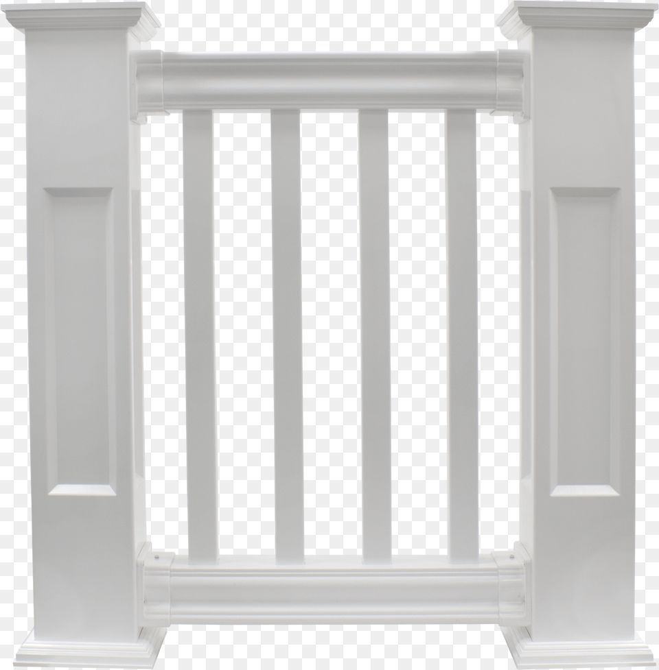 With Square Vinyl Balusters Bench, Gate, Handrail, Railing Png Image