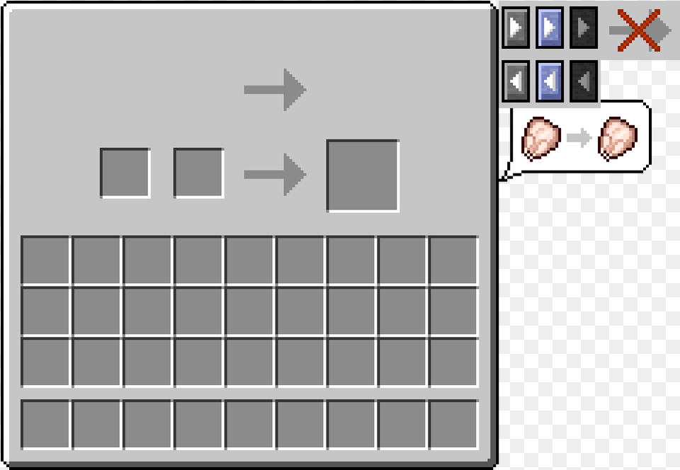 With The Chickens In The Speech Bubble It Seems Minecraft Villager Trade Ui, Text, Person Png Image