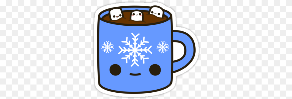 With The Cold Weather Setting In Why Not Curl Up With Cute Hot Cocoa Clipart, Cup, Outdoors, Nature, Snow Png Image