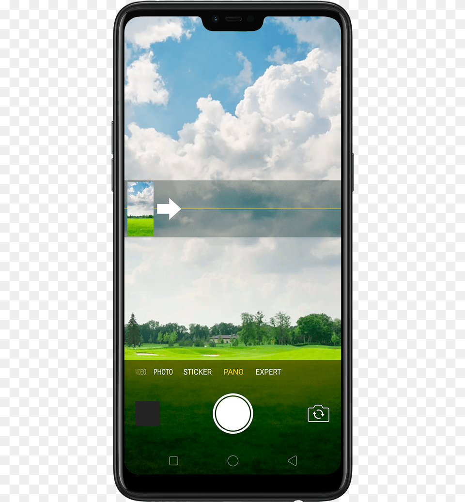 With The Front Camera Click The Shutter Button And Jangan, Electronics, Sky, Phone, Outdoors Png Image