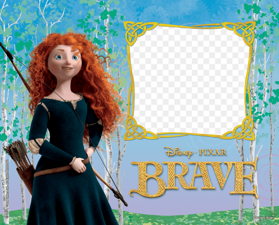 With This 10 X 8 Metal Print Bring The Magic Of Disney Autograph Pages Merida Png