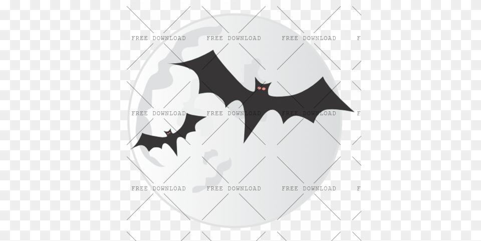 With Transparent Background Bat, Logo, Disk, Animal, Mammal Png Image