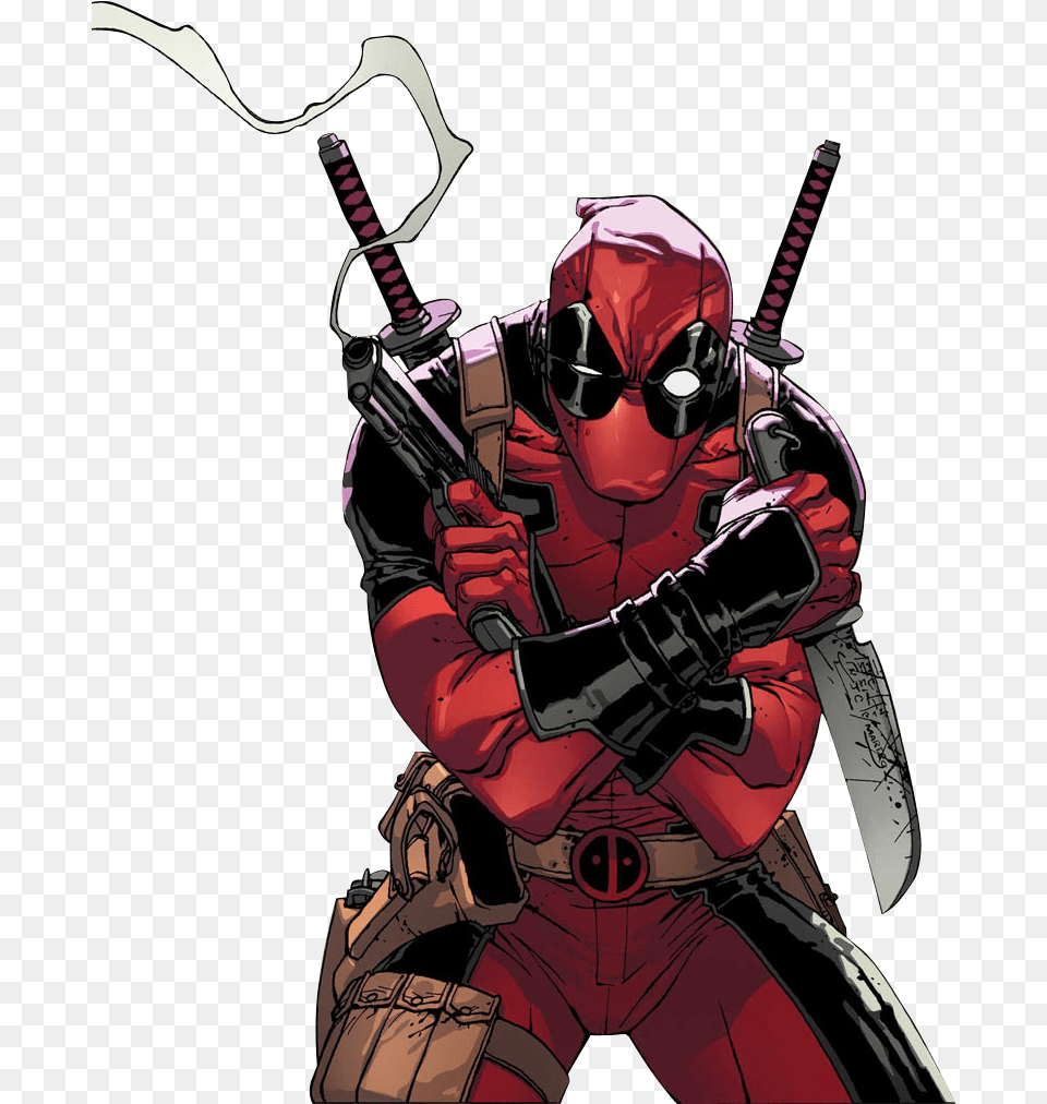 With Transparent Background Comic Deadpool, Adult, Person, Man, Male Png