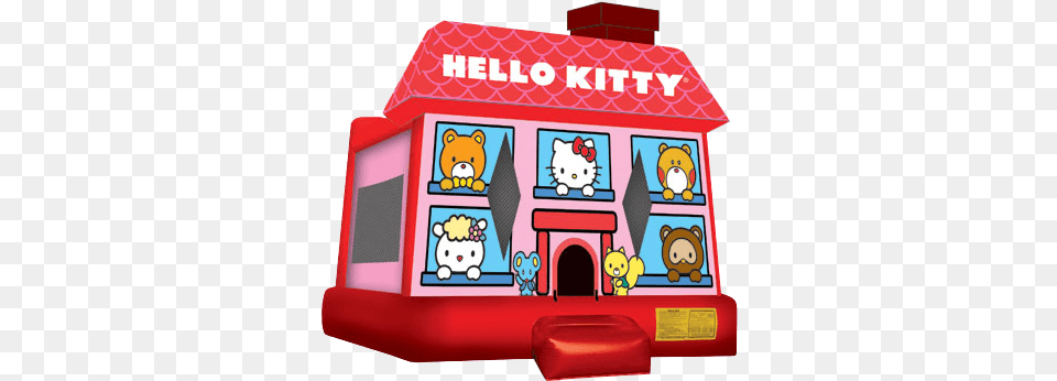 With Your Little One And Her Friends With This Nearly Hello Kitty Bounce House, Inflatable, Indoors, Dynamite, Weapon Png