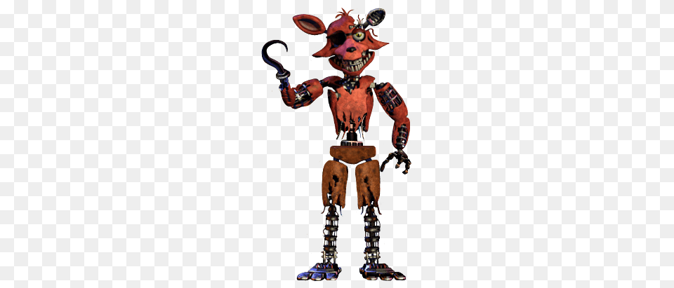 Withered Foxy Full Body Thank You Final Nights 4 Burnt Foxy, Person Png Image