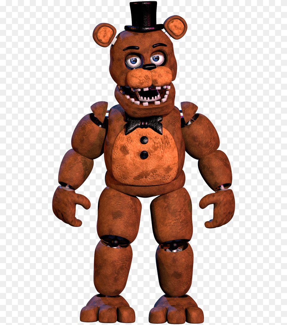 Withered Freddy Fnaf, Robot, Baby, Face, Head Free Png