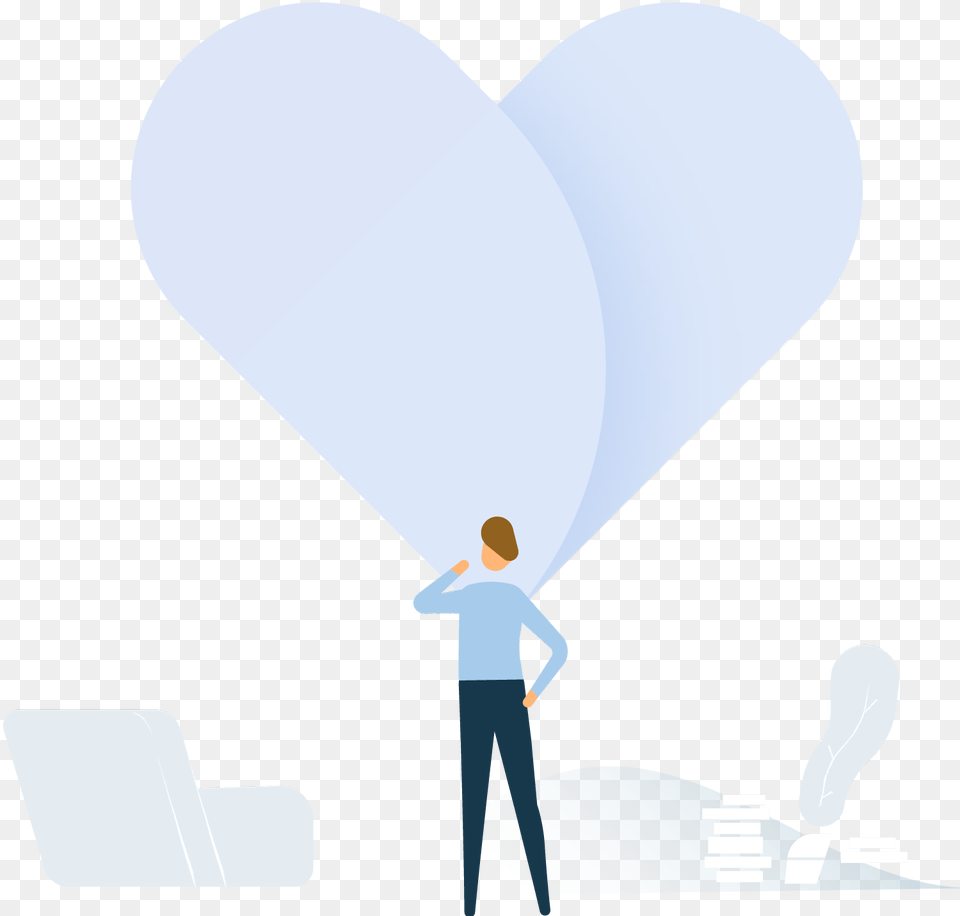 Withings Afib Heart, Balloon, Adult, Male, Man Png Image