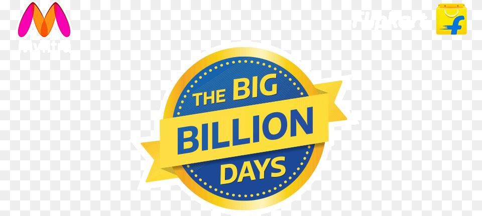 Without Partner Strip Tin Big Billion Day Logo, Badge, Symbol Free Transparent Png