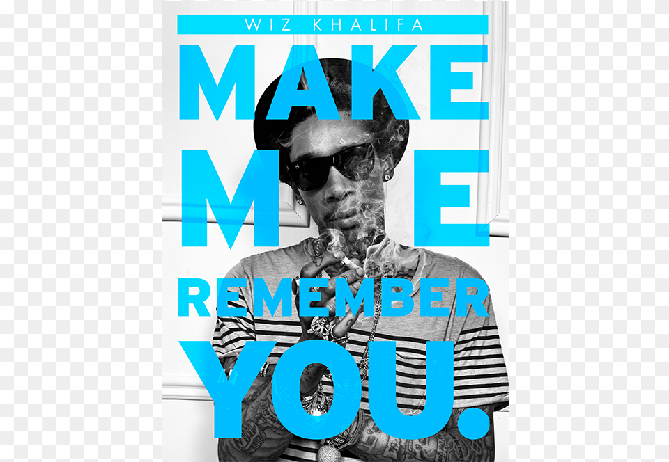 Wiz Khalifa Merch Graphics Poster, Publication, Male, Adult, Person Free Png