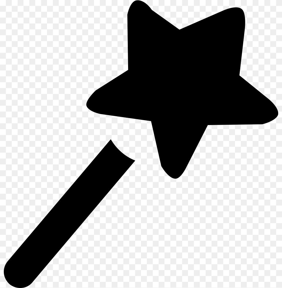 Wizard, Star Symbol, Symbol, Stencil, Silhouette Free Transparent Png