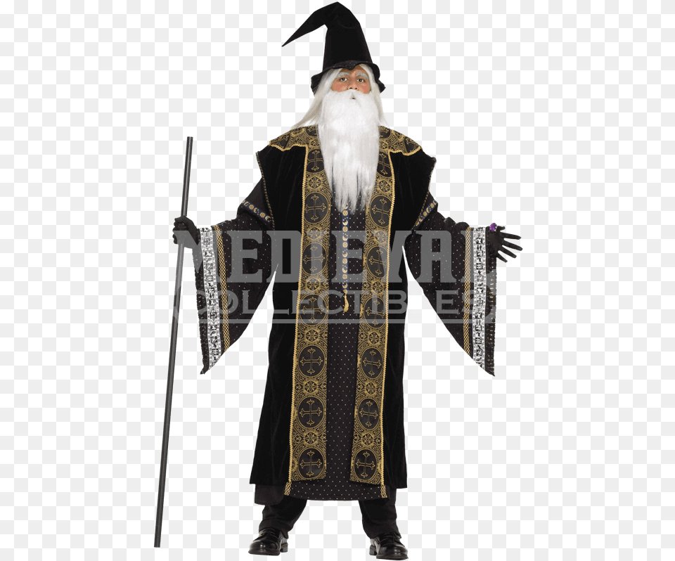 Wizard Costume Deluxe Wizard Adult Costume, Person, People, Fashion, Wedding Free Png Download