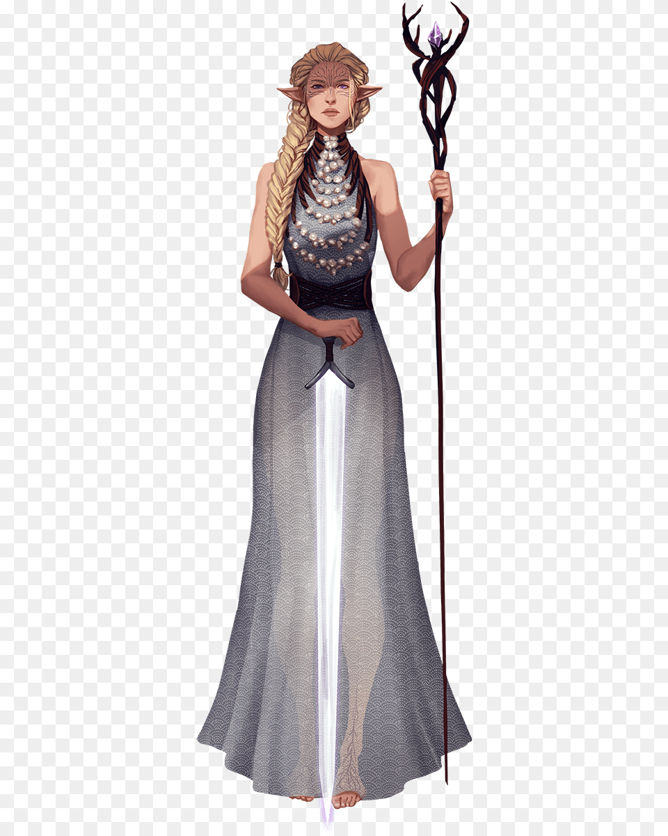 Wizard Female Elf Dnd, Adult, Person, Woman, Dress Png