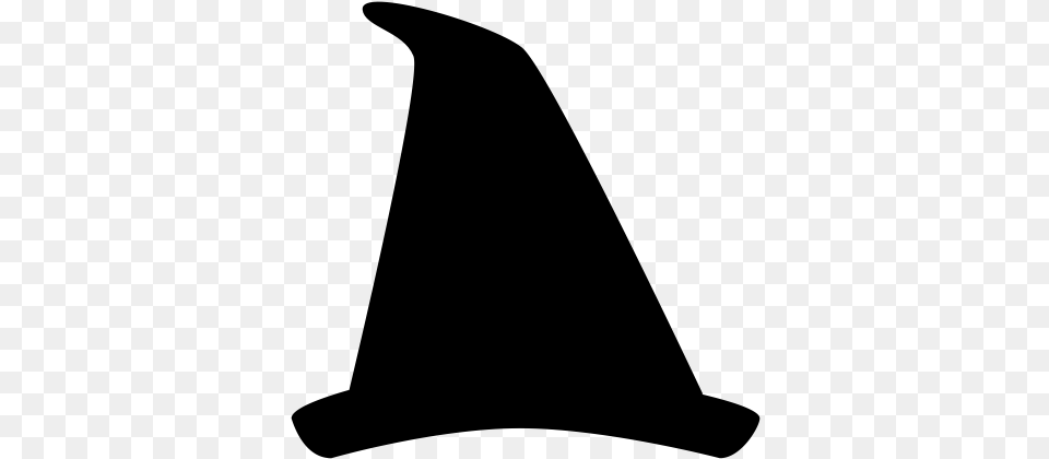 Wizard Hat, Gray Png