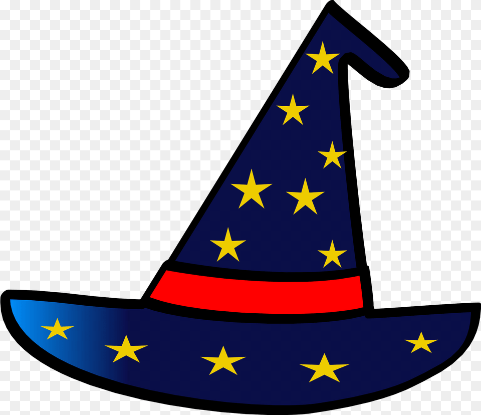 Wizard Hat Clipart, Clothing, Flag Png