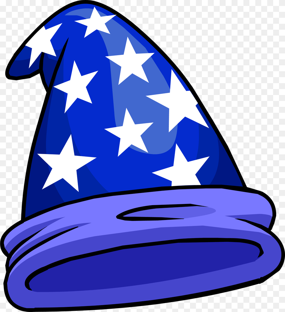 Wizard Hat Club Penguin Wiki Fandom Powered, Clothing, Lighting, Flag, Symbol Free Png