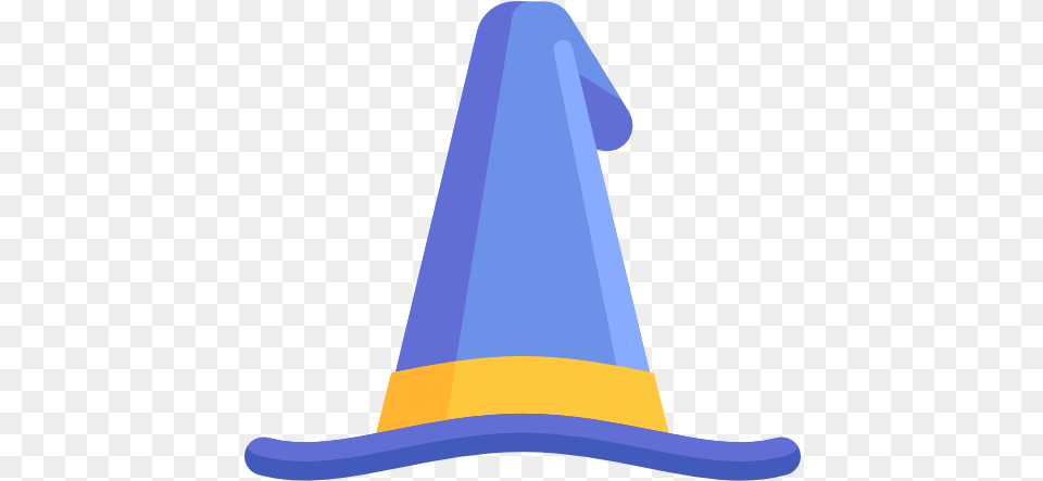 Wizard Hat Party Halloween Magician Wizard Hat Icon Transparent, Clothing, Cone Png