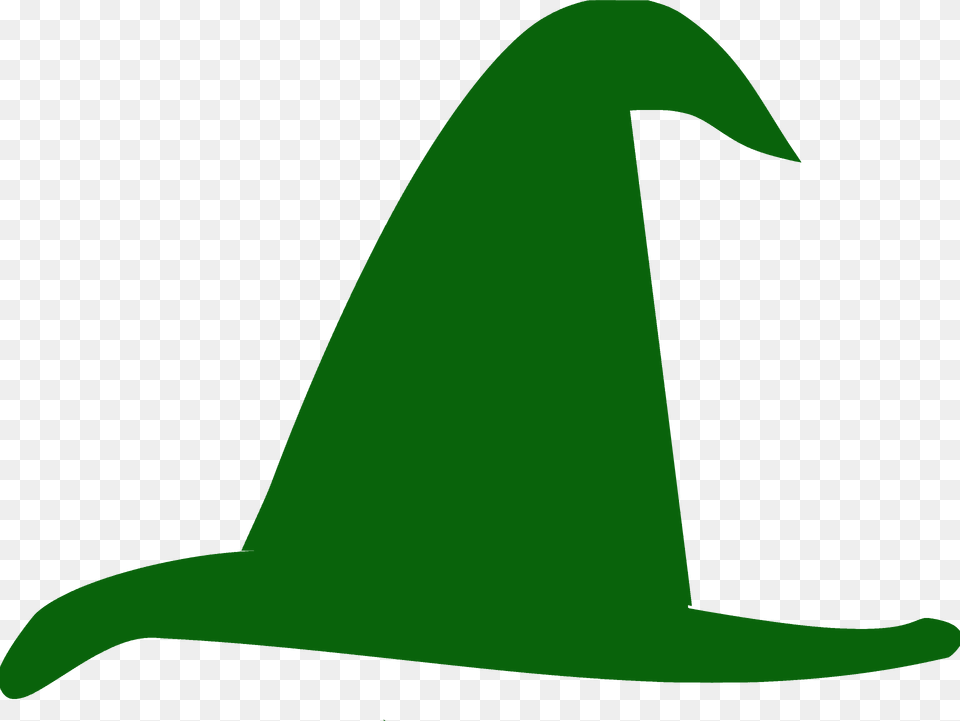 Wizard Hat Silhouette, Clothing, Animal, Fish, Sea Life Png Image