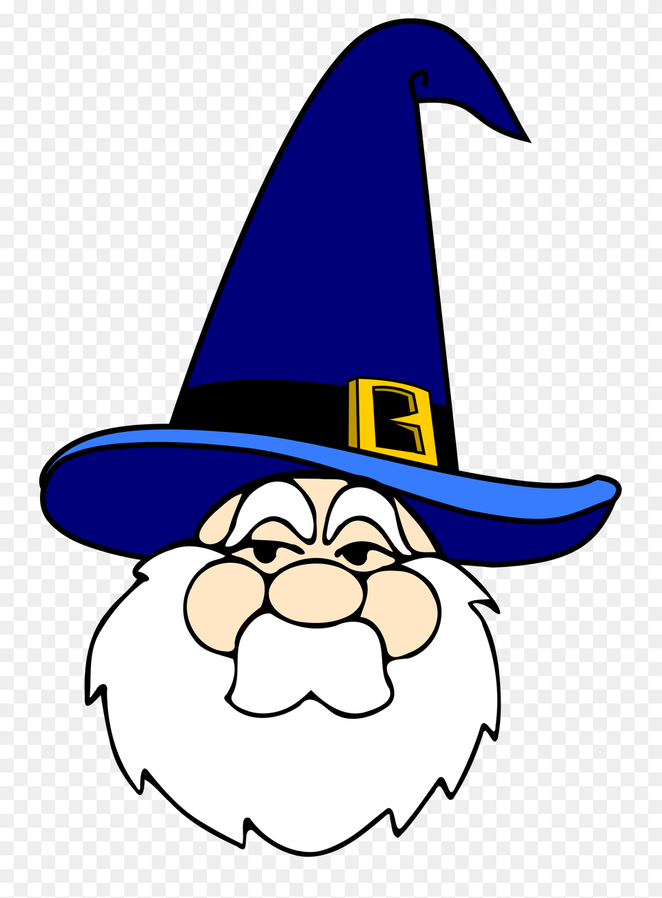 Wizard In Blue Hat Icons, Clothing, Baby, Person, Face Png