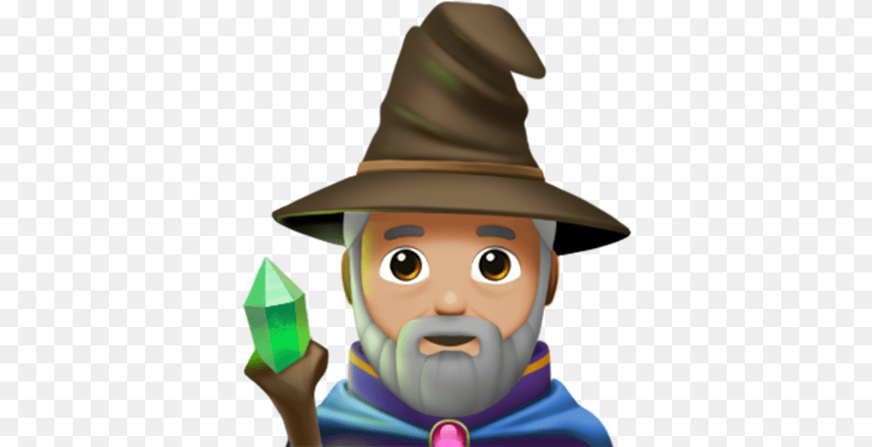 Wizard Iphone Emoji, Clothing, Hat, Baby, Person Free Png