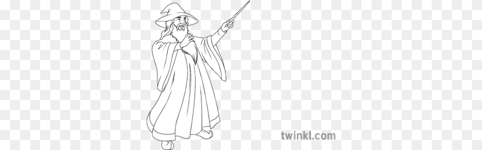 Wizard Maths Halloween Costume Magic Secondary Bw Rgb Fictional Character, Adult, Female, Person, Woman Png