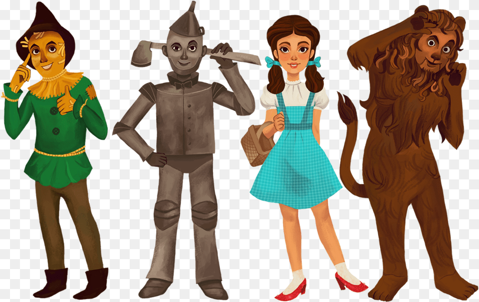 Wizard Of Oz Characters Animated, Person, Costume, Clothing, Adult Png