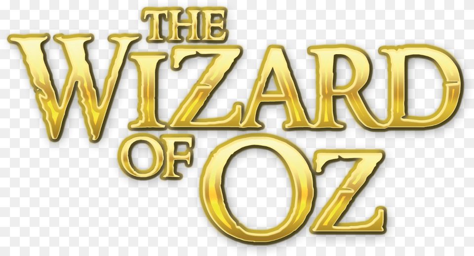 Wizard Of Oz Title, Gold, Text, Tape, Symbol Png