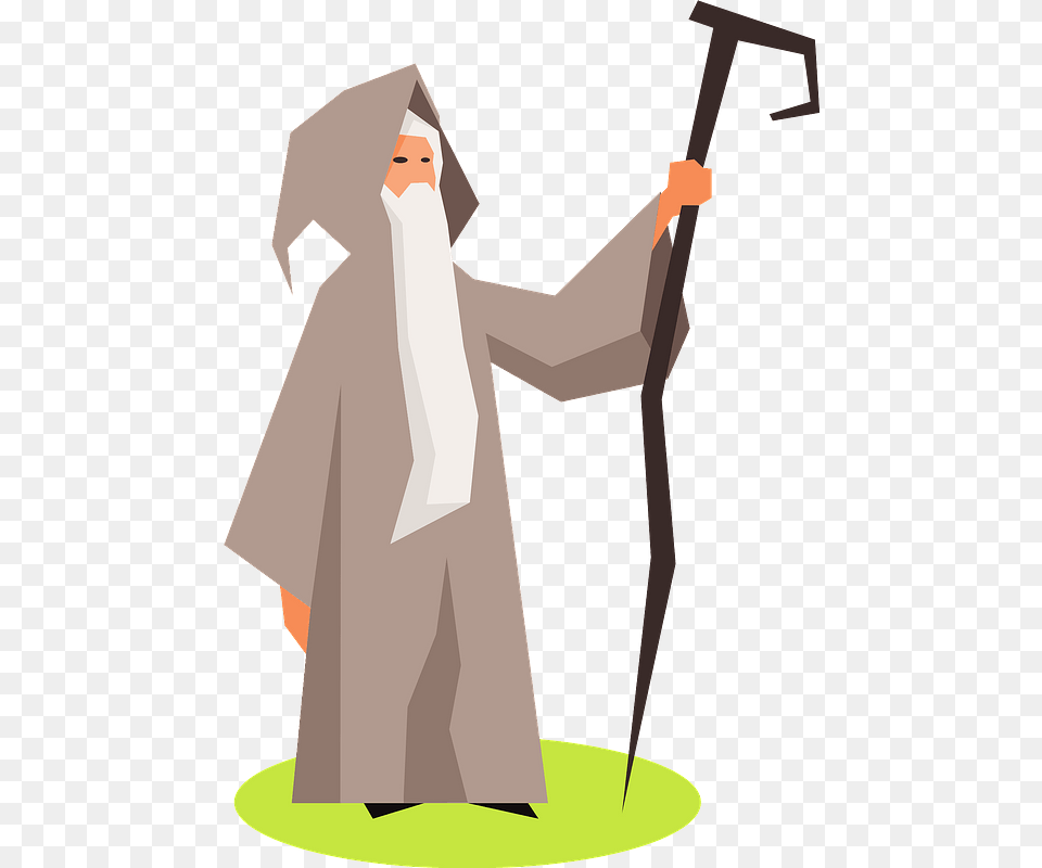 Wizard With Stick Clipart Public Domain Wizard, Fashion, People, Person, Face Png