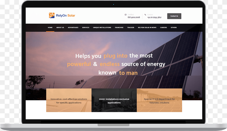 Wizdumb Relyon Solar Website Laptop Mockup Laptop For Website, File, Webpage, Electronics, Screen Free Transparent Png