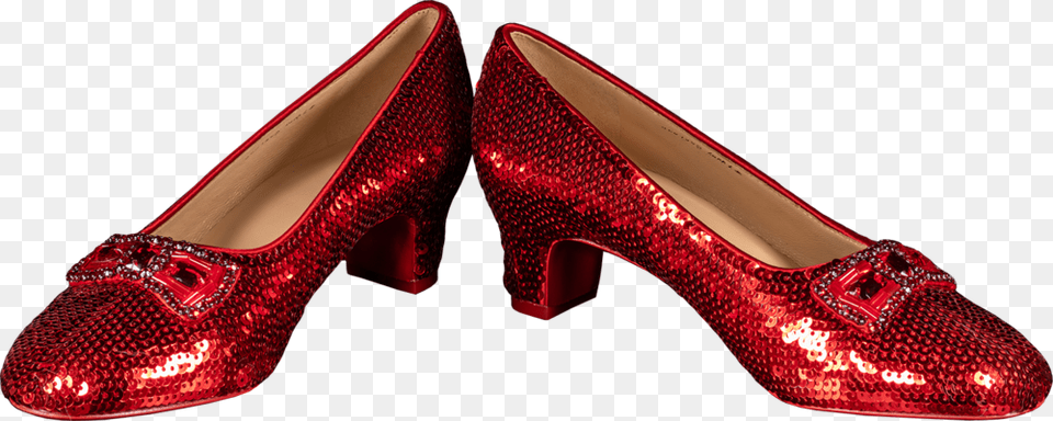 Wizrd Of Oz Dorothys Ruby Slippers Replica Replica Ruby Slippers, Clothing, Footwear, High Heel, Shoe Png Image