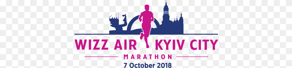 Wizz Air Kyiv City Marathon Wizz Air Marathon 2018, Purple, Adult, Male, Man Png Image
