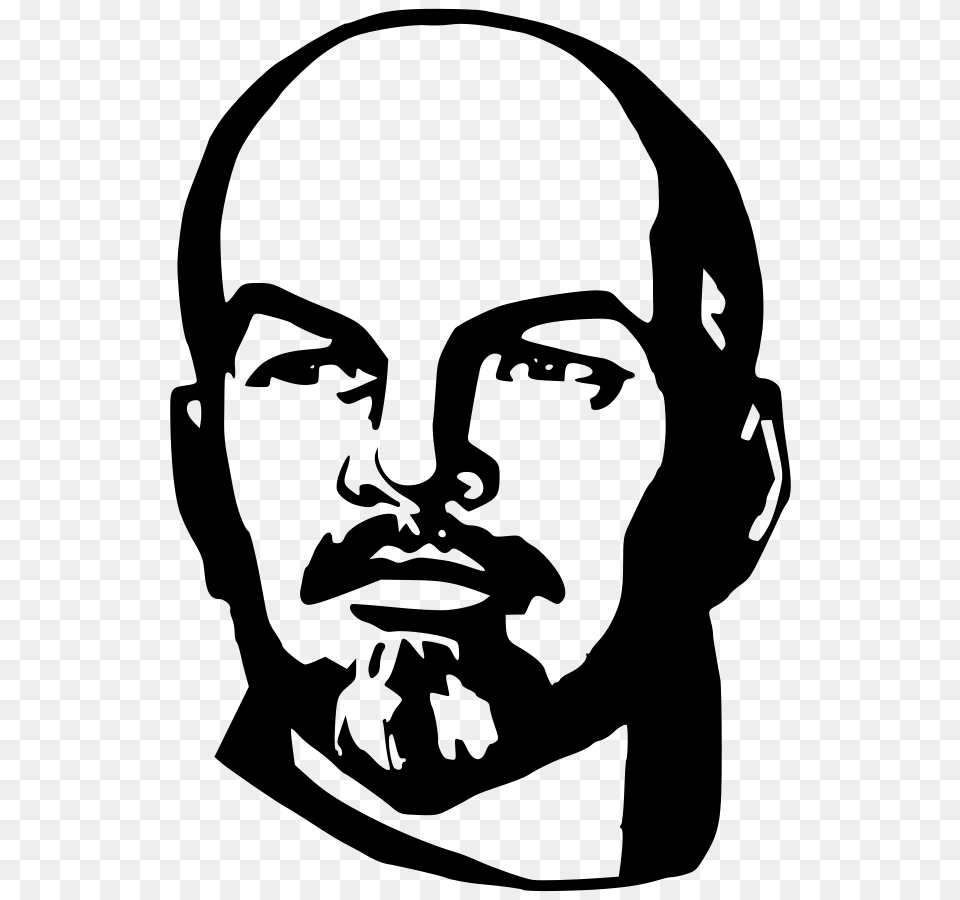 Wladimir Iljitsch Lenin Russian People Stickers, Gray Free Png Download