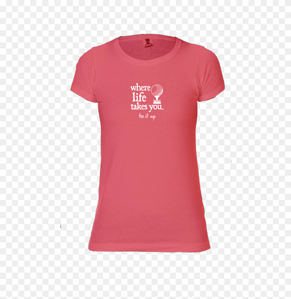 Wlty Golf Quottee It Upquot Ladies Short Sleeve Active Shirt, Clothing, T-shirt Png