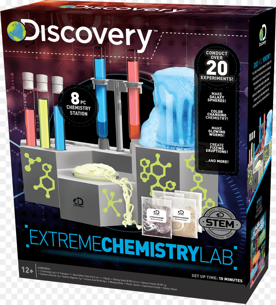 Wm 2017 Disc Extreme Chemistry Lab Render Veritcal Discovery Channel, Advertisement, Poster Free Png Download